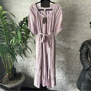 Matilda Jane “Artist Floral Dress” Pastel Purple Flower New with Tags Size XXL